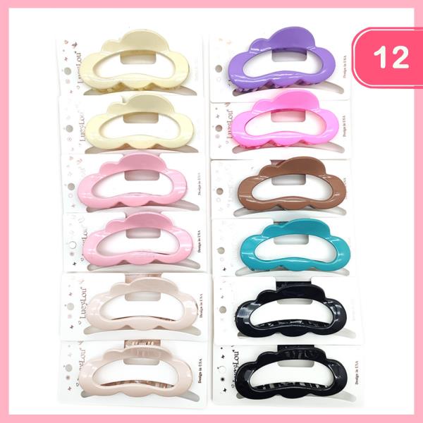 HAIR CLAW CLIP (12 UNITS)