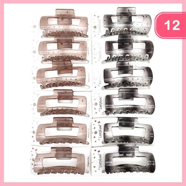 HAIR CLAW CLIP (12 UNITS)