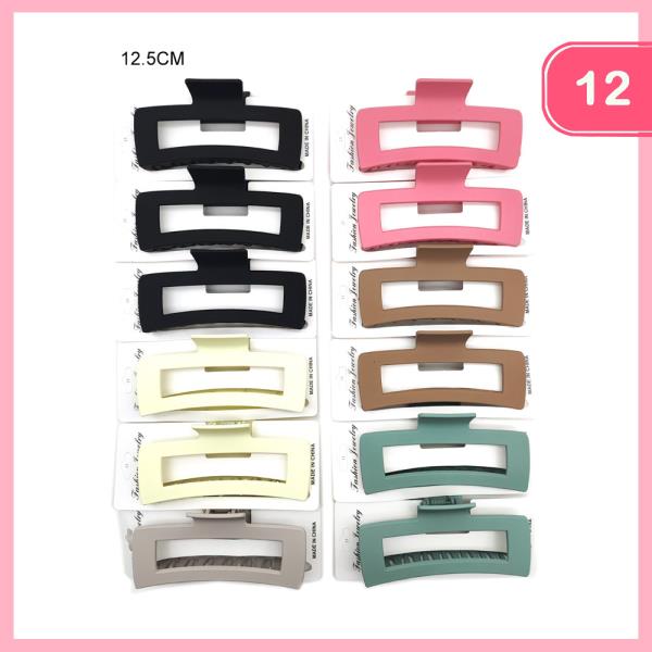 HAIR CLAW CLIP (12 UNITS)