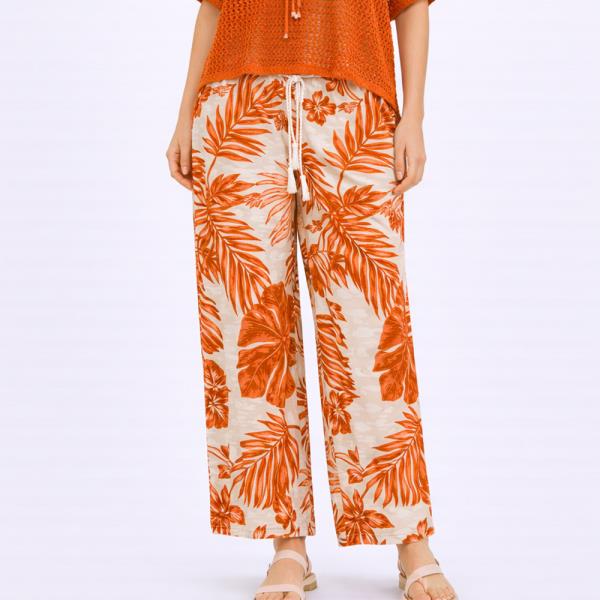 TROPICAL PRINT PANTS