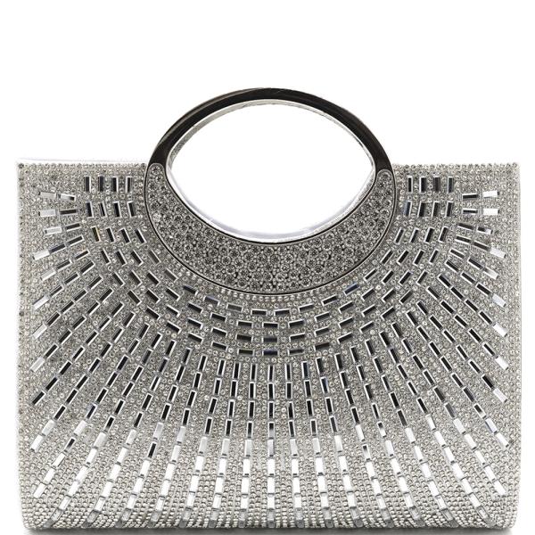 RHINESTONE DESIGN EVENING BAG