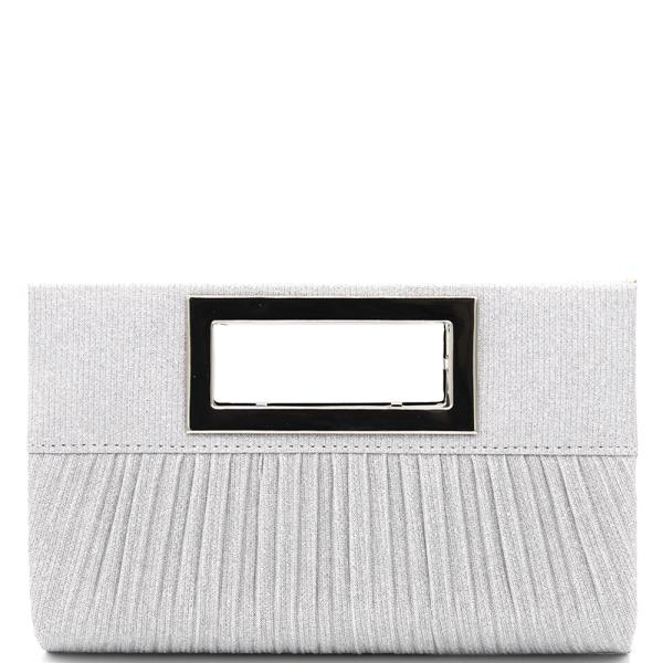 MODERN SQUARE HANDLE EVENING BAG