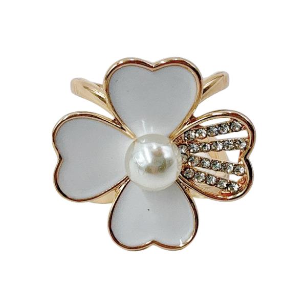 14K GOLD DIPPED CLOVER SCARE RING