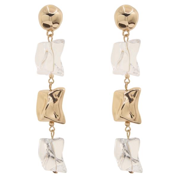 STYLISH SHAPE DESIGN DROP DANGLE EARRING