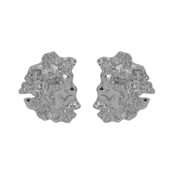 IRRG METAL NUGGET EARRING