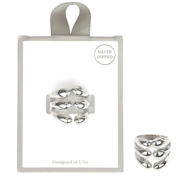 TRI LAYERED METAL RING