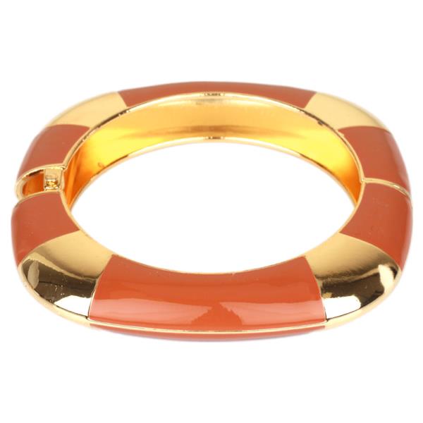 METAL EPOXY BANGLE BRACELET