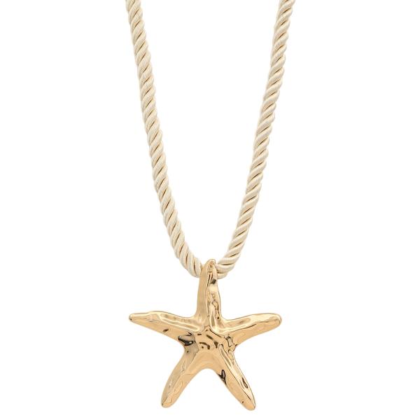 CORD SEALIFE NECKLACE
