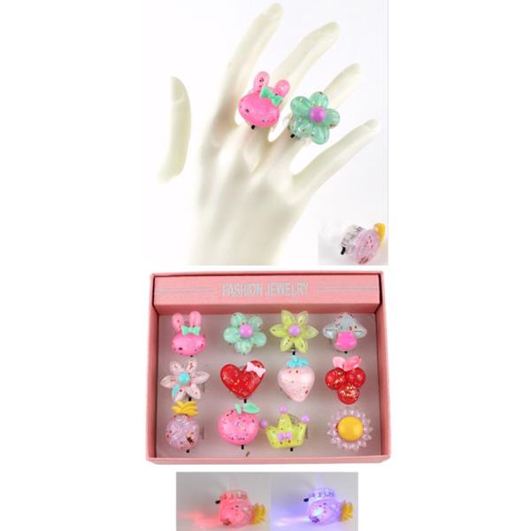 FLOWER HEART CROWN LED LIGHT RING