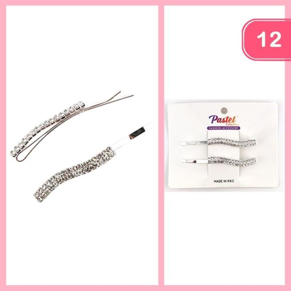 RHINESTONE HAIR PIN (12 UNITS)