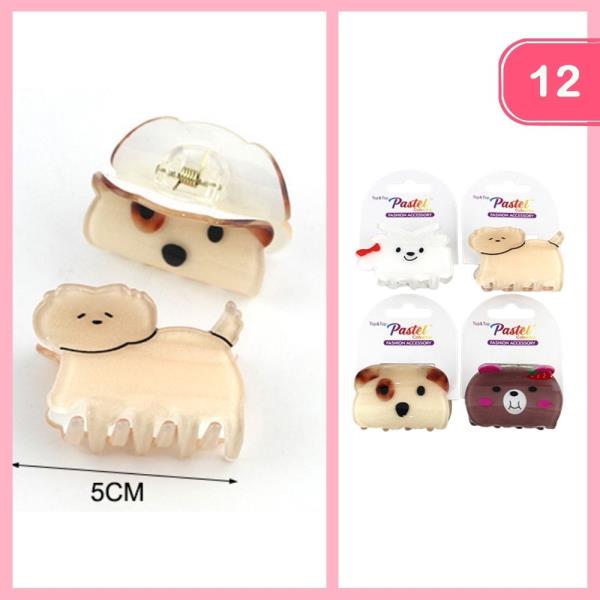 DOG HAIR CLAW CLIP (12 UNITS)