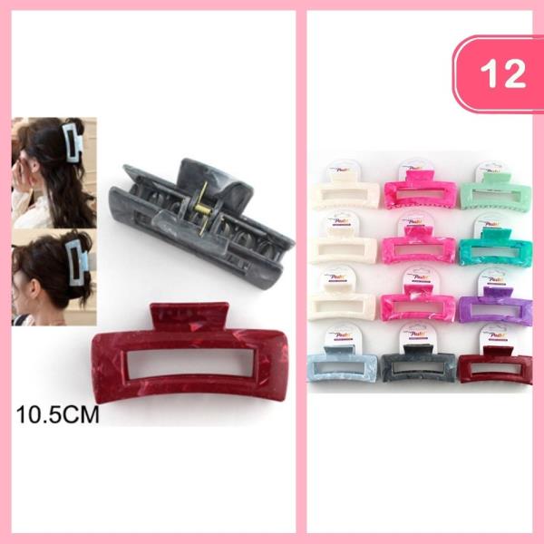 HAIR CLAW CLIP (12 UNITS)
