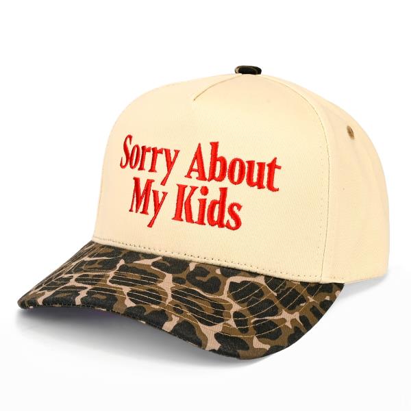 CC SORRY ABOUT MY KIDS TRUCKER HAT