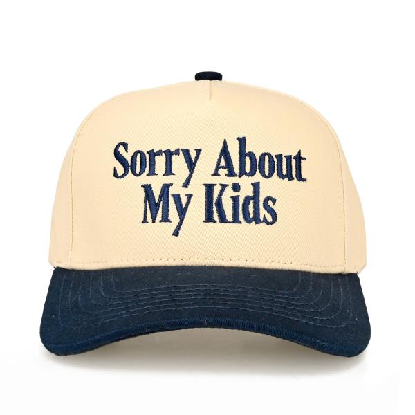 CC SORRY ABOUT MY KIDS TRUCKER HAT
