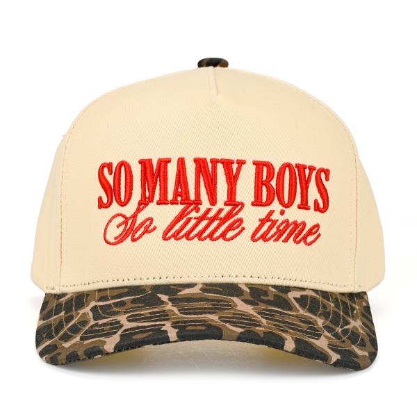 CC SO MANY BOYS SO LITTLE TIME TRUCKER HAT