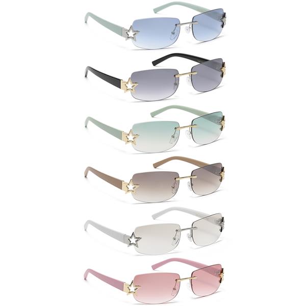 SQUARE STAR SUNGLASSES 1DZ