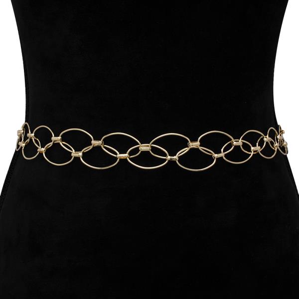 OVAL LAYER LINK HOOK BELT