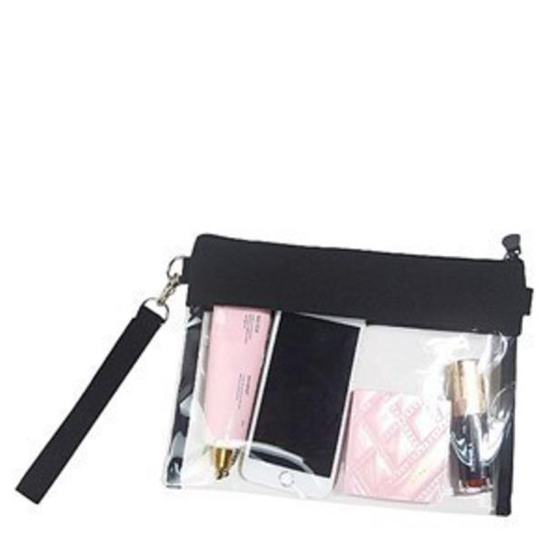 CLEAR COSMETIC POUCH ZIPPER BAG