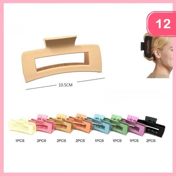HAIR CLAW CLIP (12 UNITS)
