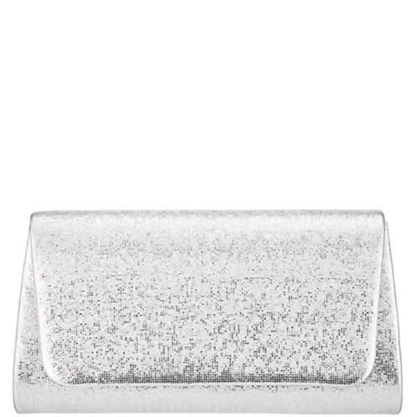 METALLIC SHINY TEXTURED EVENING CLUTCH BAG