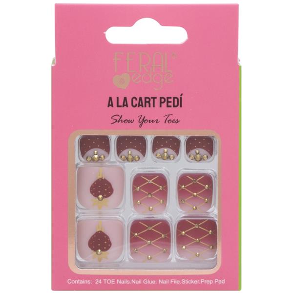 FERAL EDGE A LA CART PEDI SHOW YOUR TOES NAIL DECORATION SET