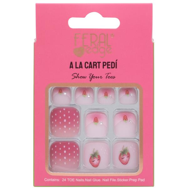 FERAL EDGE A LA CART PEDI SHOW YOUR TOES NAIL DECORATION SET