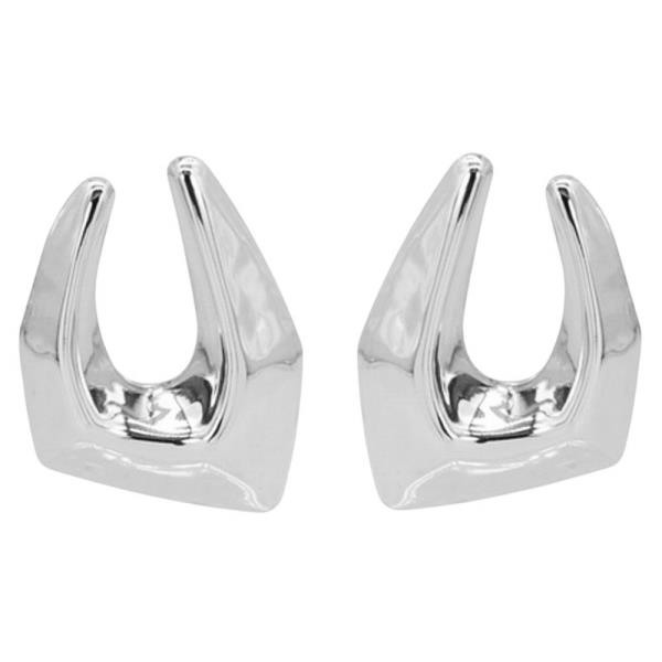 U POST METAL STATEMENT EARRING
