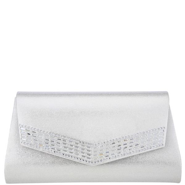 STYLISH STUD DESIGN EVENING CLUTCH BAG