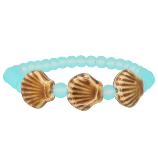 SEA SHELL MULTI BEAD BRACELET