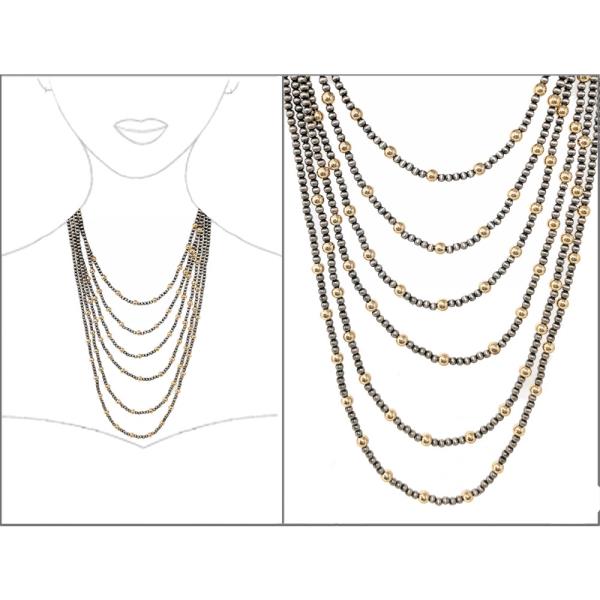WESTERN NAVAJO MULTI LAYER NECKLACE