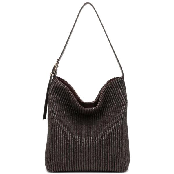 WOVEN ALETHEA HOBO BAG