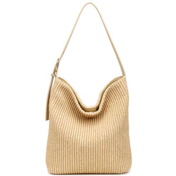 WOVEN ALETHEA HOBO BAG