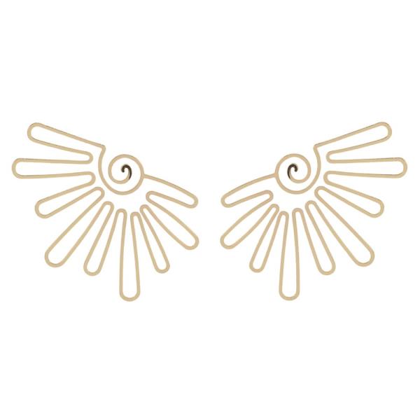 GEO CUZCO BIRD STATEMENT POST EARRINGS