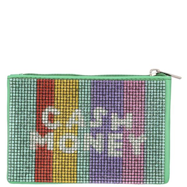 CASH MONEY COLOR RHINESTONE COIN PURSE POUCH BAG