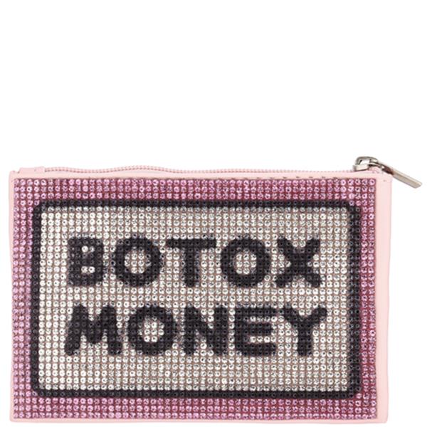 BOTOX MONEY RHINESTONE COIN PURSE POUCH BAG