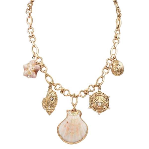 SEASHELL CHARM NECKLACE