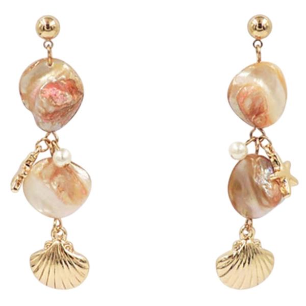 MOP SHELL DROP EARRING