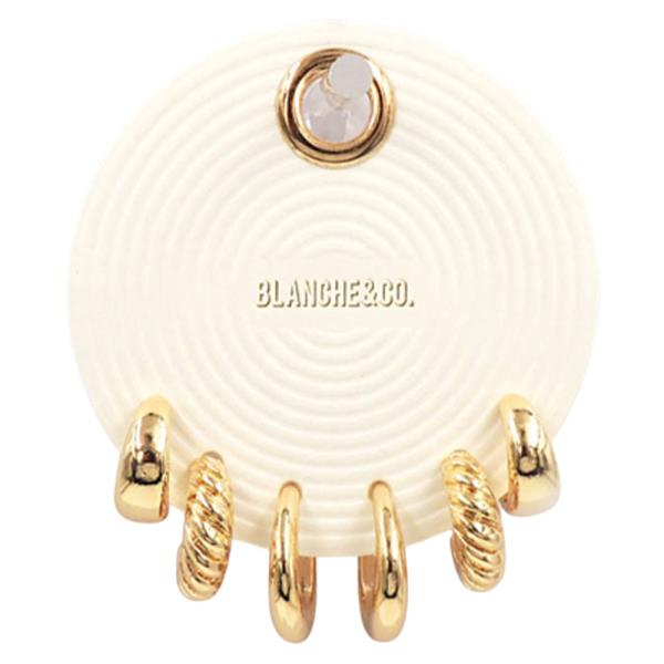 3PRS MULTI HOOP EARRING SET