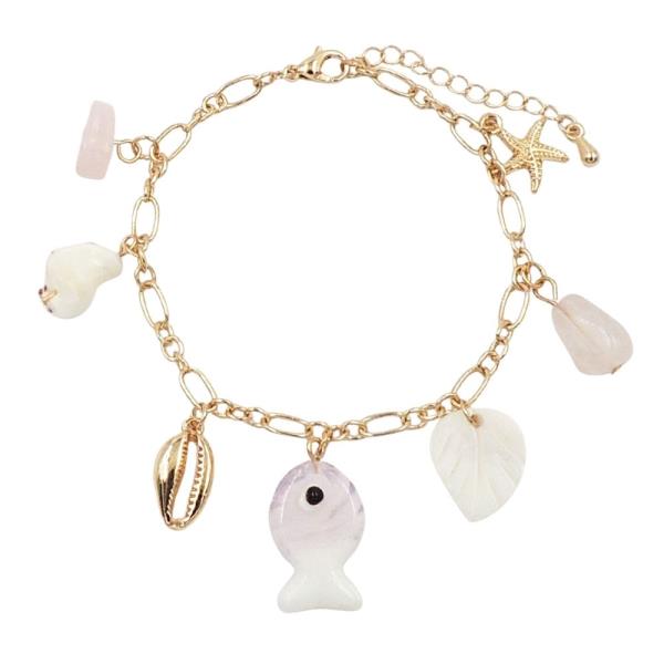 SEALIFE CHARM CHAIN BRACELET