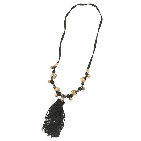 TASSEL BEAD NECKLACE