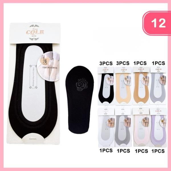 NO SHOW SOCKS (12 UNITS)