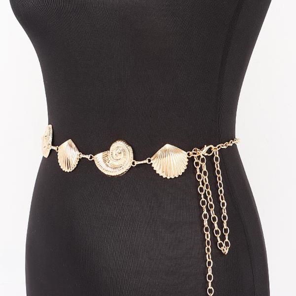 METAL SHELL CHAIN BELT