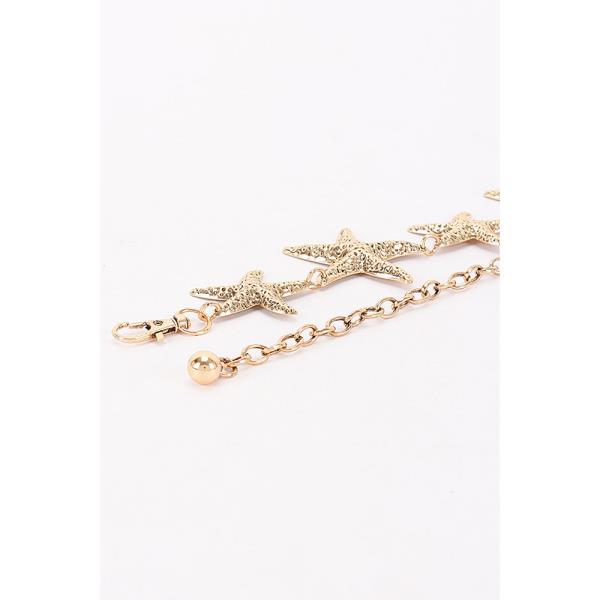 STARFISH METAL CHAIN BELT
