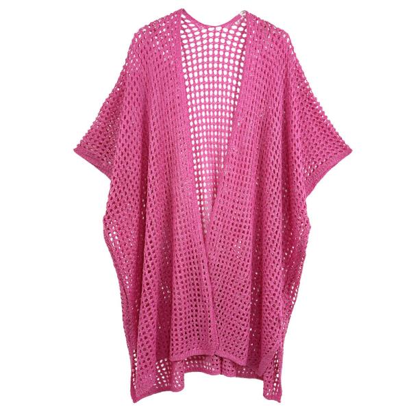 OPEN KNIT KIMONO