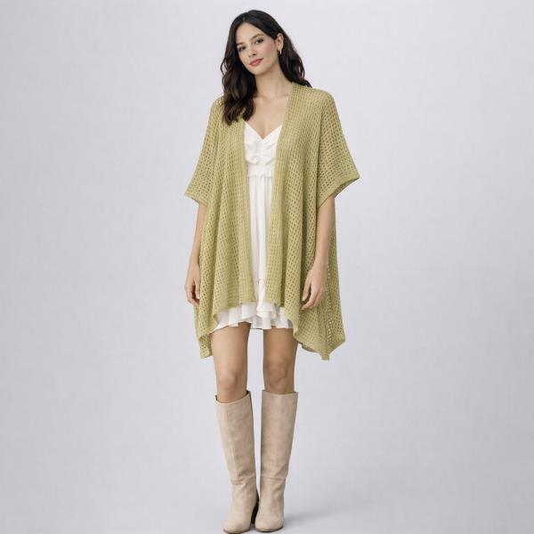 OPEN KNIT KIMONO