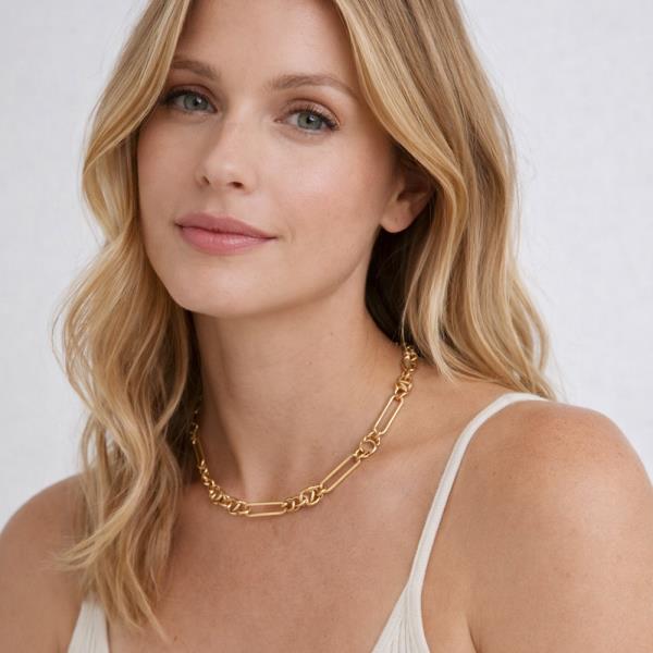 PAPERCLIP CHAIN NECKLACE