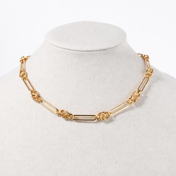 PAPERCLIP CHAIN NECKLACE