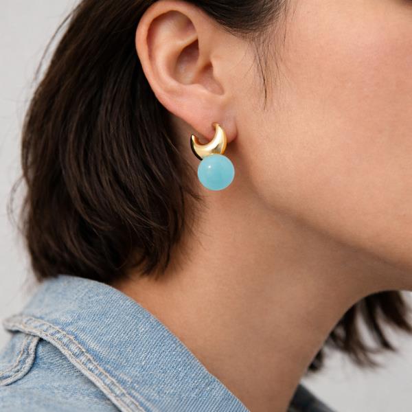 ACRYLIC BEAD EARRING