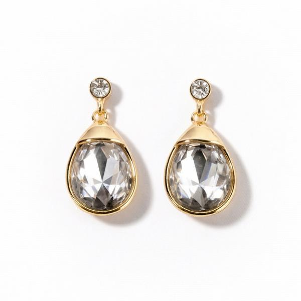 TEARDROP STONE EARRINGS