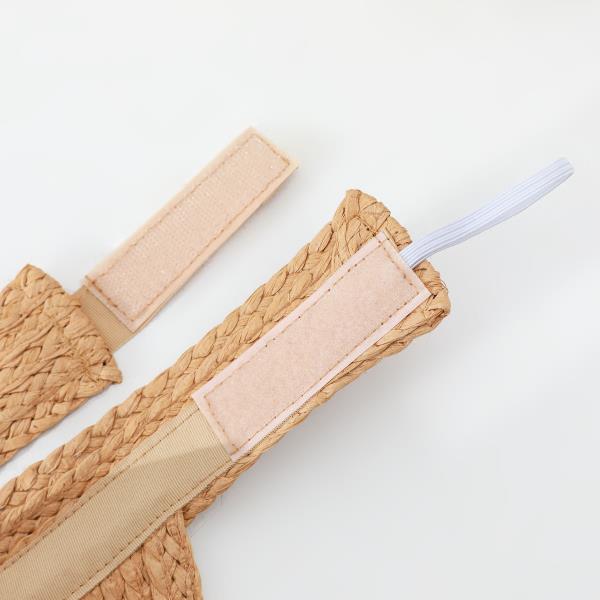 ROLLABLE STRAW SUN VISOR